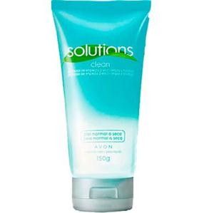 Avon Solutions Clean Gel Facial de Limpeza 2 em 1
